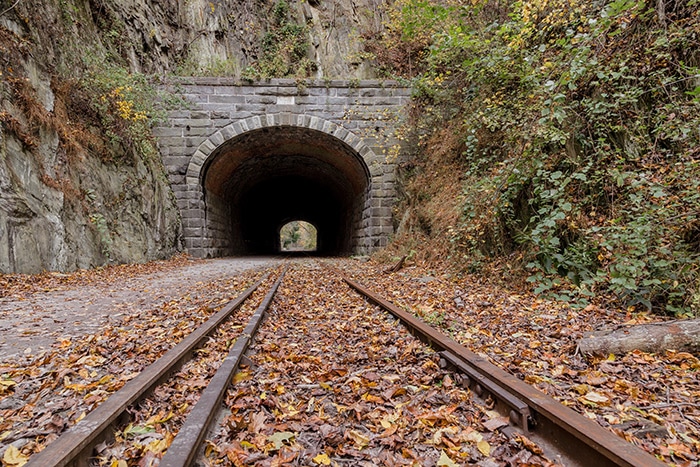 Autumn Railroad Tracks