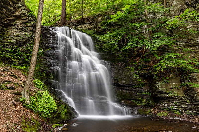 Photographing Bushkill Falls