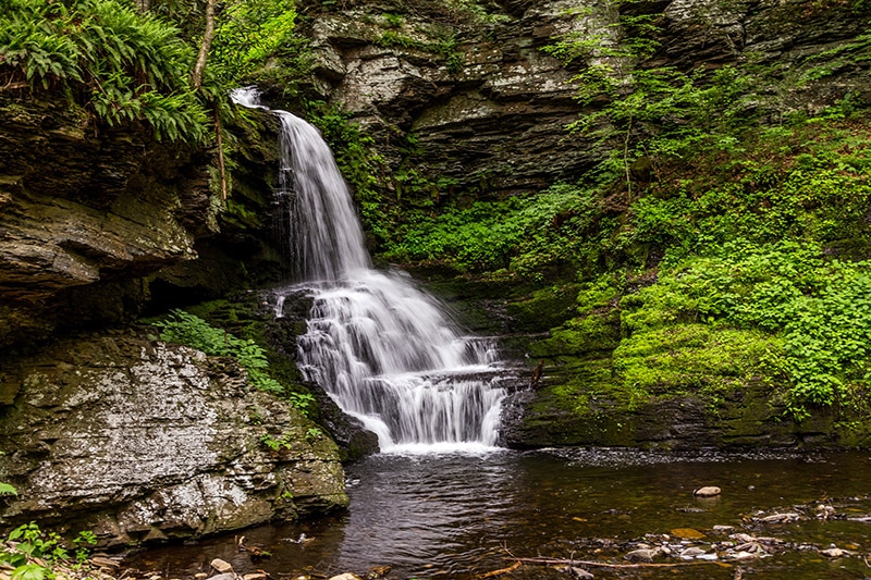 Photographing Bushkill Falls