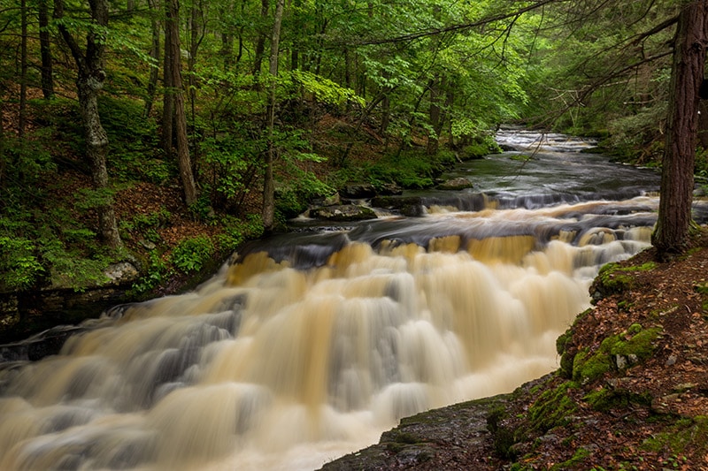 Photographing Bushkill Falls