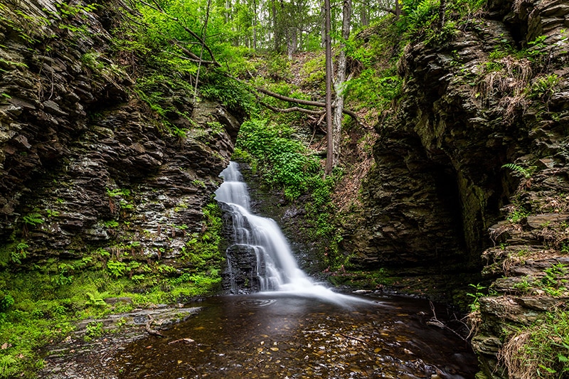 Photographing Bushkill Falls