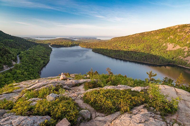 View of Jordan Pond