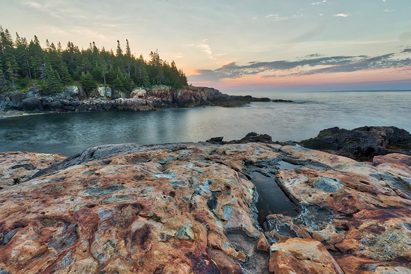 Sunrise at Little Hunters Beach, processed with Aurora HDR
